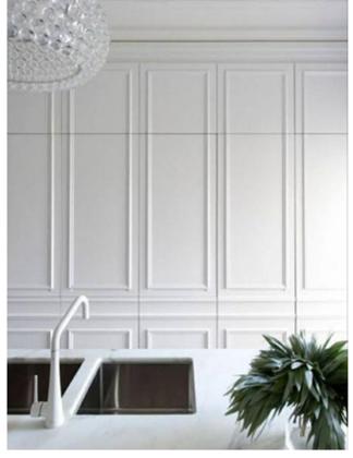 Imagem de Moldura isopor Boiserie R 1,99 o metro kit 20 metros 011