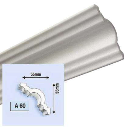 Imagem de Moldura Isopor Kit 12 Metros 55Mm X 55Mm A60