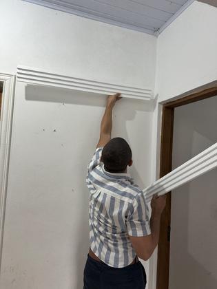 Imagem de Moldura Isopor Rodateto Led Kit 30 metros M32