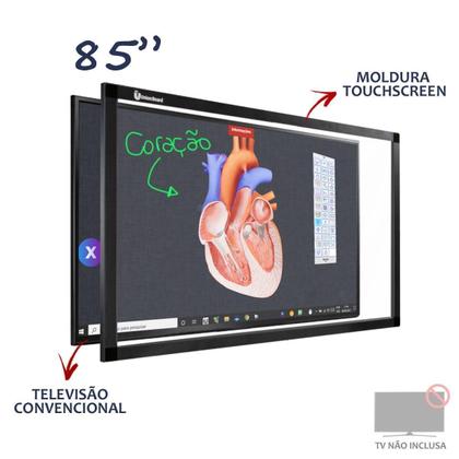 Imagem de Moldura/Lousa/Frame/ Tela Interativa Digital Unionboard 85