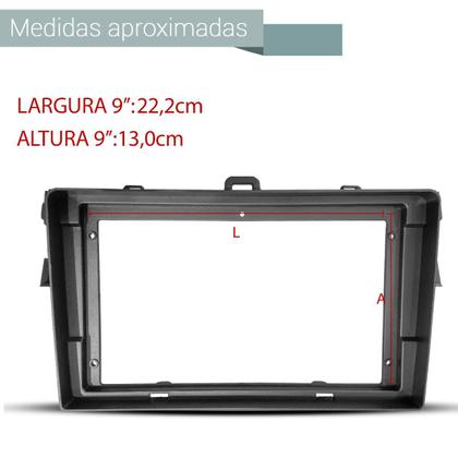 Imagem de Moldura Multimidia 9 Polegadas Corolla