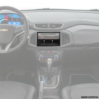 Imagem de Moldura Painel 1 Din Gm Onix Cobalt Spin Prisma Preto