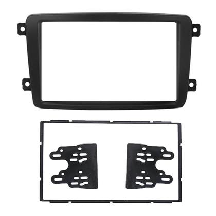 Imagem de Moldura Painel 2 Din DVD Mercedes Classe C 2001 2002 2003 2004