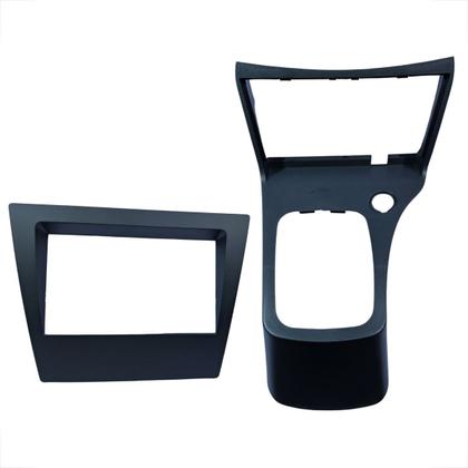 Imagem de Moldura painel multimídia 7 polegadas chevrolet gm celta prisma g2 2din pt fosco
