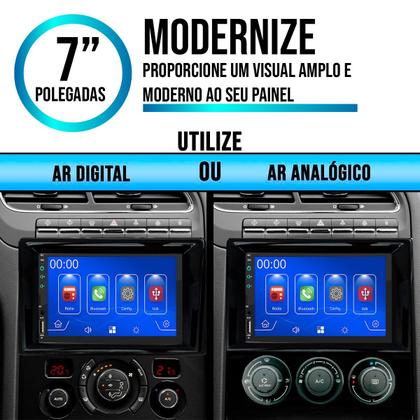Imagem de Moldura Redutora Central Multimídia de 10 Polegadas Para 9 Polegadas/10 Polegadas Para 7 Polegadas/9 Polegadas Para 7 Polegadas