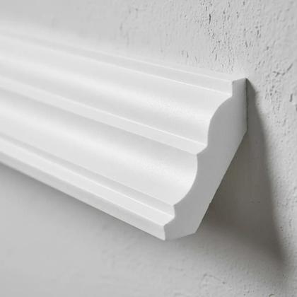 Imagem de Moldura Roda Teto em EPS Anti Chamas Com Acabamento Acetinado Premium Kit ZD06