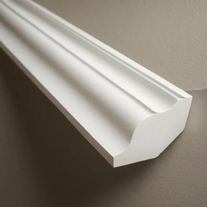 Imagem de Moldura Roda Teto em EPS Anti Chamas Com Acabamento Acetinado Premium Kit ZS08