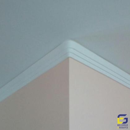 Imagem de Moldura Roda Teto Eva Autocolante E3 10cmx1,5cm 20 Metros
