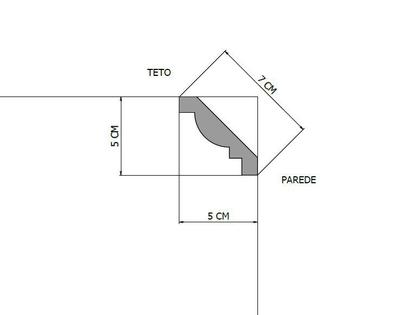 Imagem de Moldura roda teto sanca isopor kit 17 metros 002