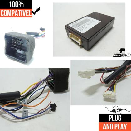 Imagem de Moldura tcross polo virtus 9 polegadas 2 din cabos conectores e cambus jr8