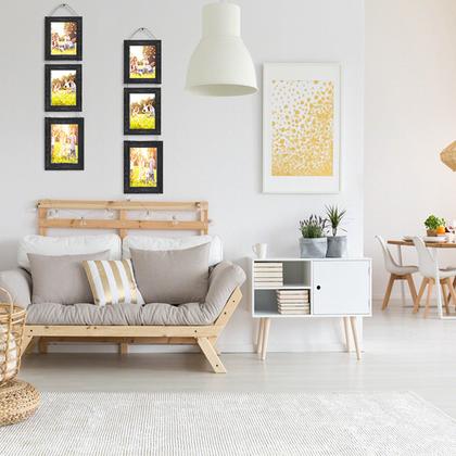 Imagem de Molduras para fotos penduradas na parede Collage VMUZEDER 4x6 Black