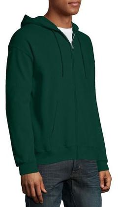 Imagem de Moletom Aberto Com Ziper Liso Capuz Bolso Blusa Frio Moleton