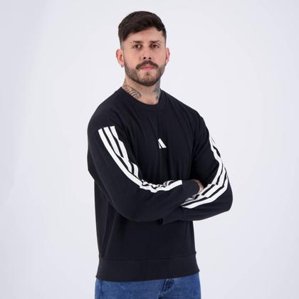 Imagem de Moletom Adidas 3S Preto