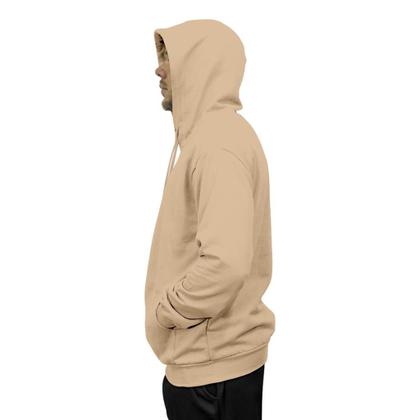 Imagem de Moletom Blusa de Frio Fechado Bolso Canguru Com Capuz Relaxado