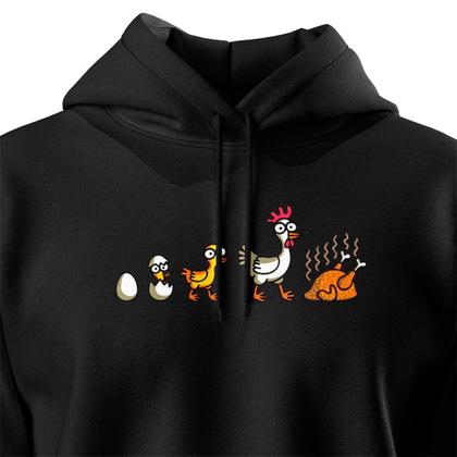 Imagem de Moletom Blusa de Frio Fechado Bolso Canguru Com Capuz Relaxado