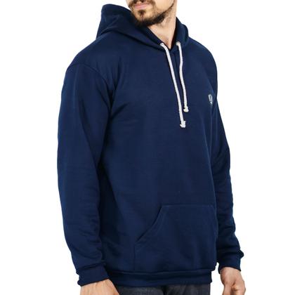 Imagem de Moletom Canguru Com Capuz Blusa De Frio Masculino Moda Inverno Bolso Frontal Reforçado Agasalho