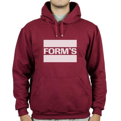 Imagem de Moletom Canguru Foms Brasil Com Capuz e Bolsos Flanelado Algodão/Poliester