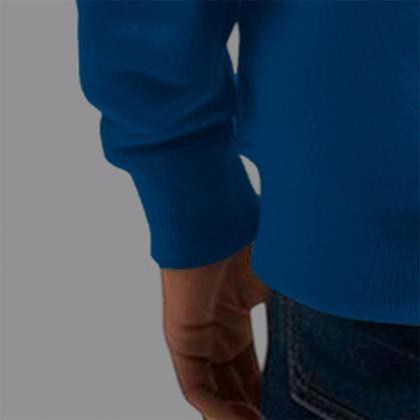 Imagem de Moletom Canguru Infantil Algodão Moda De Rua Inverno Blusa De Frio Tecido Macio Moto Trilha