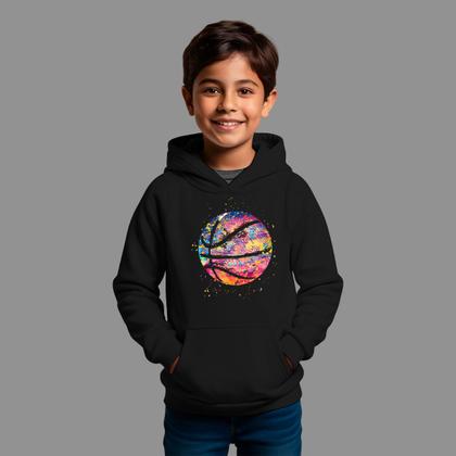 Imagem de Moletom Canguru Infantil Algodão Moda De Rua Inverno Blusa De Frio Tecido Macio Moto Trilha