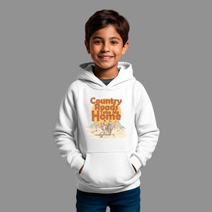 Imagem de Moletom Canguru Infantil Basico Masculino Casual Inverno Capuz e Bolso Country Read