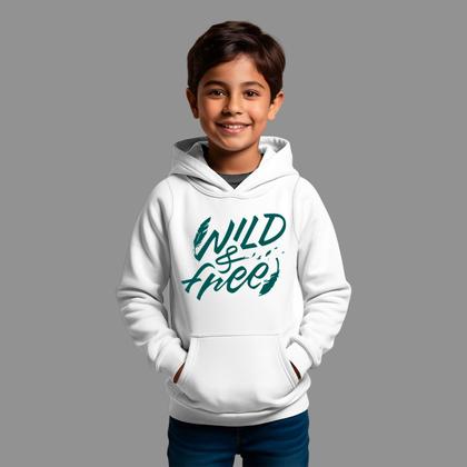Imagem de Moletom Canguru Infantil Basico Masculino Casual Moda Country Inverno Capuz e Bolso Wild Free
