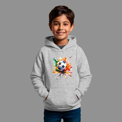 Imagem de Moletom Canguru Infantil Basico Masculino Streetwear Casual Estiloso Tecido Macio Fut Colors