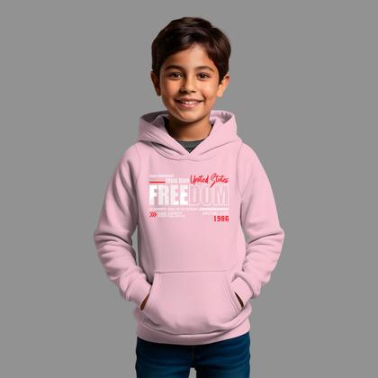 Imagem de Moletom Canguru Infantil Masculino Streetwear Casual Confortável Inverno Blusa De Frio Freedon