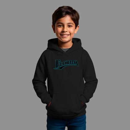 Imagem de Moletom Canguru Infantil Masculino Streetwear Casual Estiloso Tecido Macio Florida