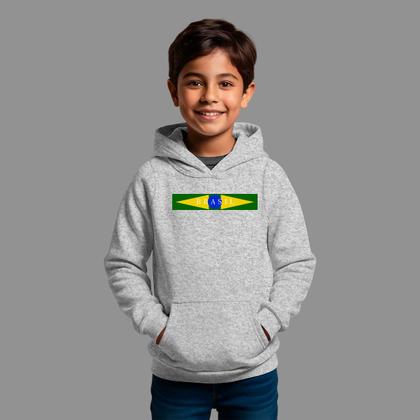 Imagem de Moletom Canguru Infantil Masculino Streetwear Casual Moda De Rua Inverno Blusa De Frio Brasil