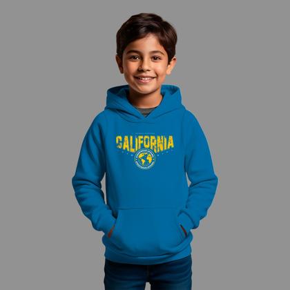 Imagem de Moletom Canguru Infantil Masculino Streetwear Casual Moda De Rua Inverno Blusa De Frio Tecido Macio Californ Classic
