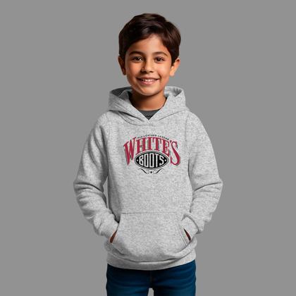 Imagem de Moletom Canguru Infantil Masculino Streetwear Moda De Rua Confortável Tecido Macio Whites