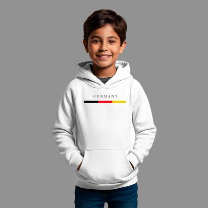 Imagem de Moletom Canguru Infantil Masculino Streetwear Moda De Rua Inverno Blusa De Frio Tecido Macio Germany
