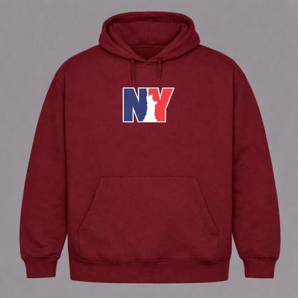 Imagem de Moletom Canguru Plus Size Estampado New York