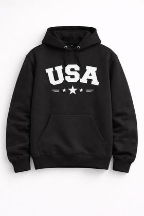 Imagem de Moletom Canguru Plus Size Estampado USA
