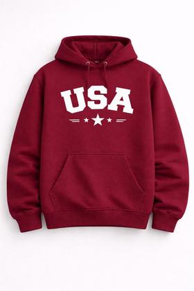 Imagem de Moletom Canguru Plus Size Estampado USA