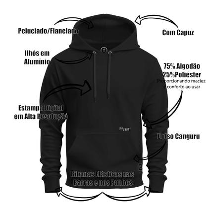 Imagem de Moletom Canguru Premium Estampado Algodão Nation Block