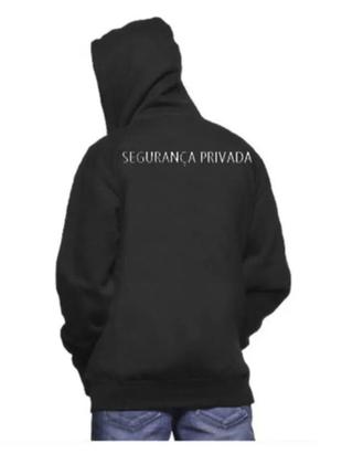 Imagem de Moletom Canguru Segurança Privada Uniforme Blusa De Frio