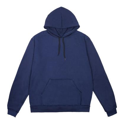 Imagem de Moletom Canguru Unissex Blusa De Frio Com Capuz Abrigo Liso Alta Qualidade Forrado