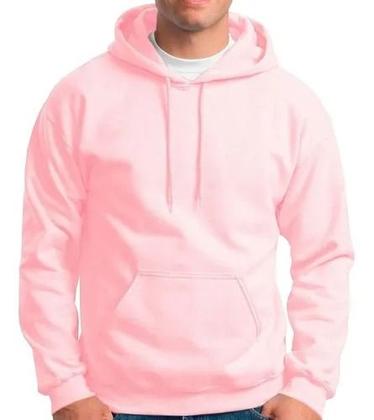 Imagem de Moletom Canguru Unissex Blusa De Frio Com Capuz Abrigo Liso Cores