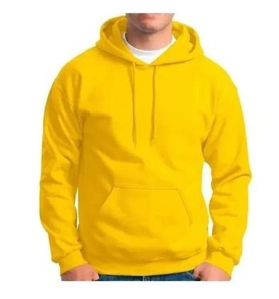 Imagem de Moletom Canguru Unissex Blusa De Frio Com Capuz Abrigo Liso Cores