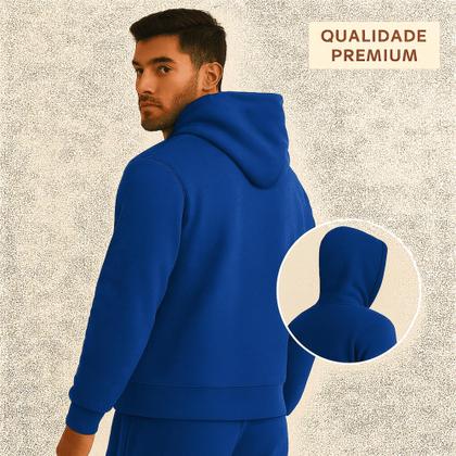 Imagem de Moletom Canguru Unissex Flanelado  Envio Rápido