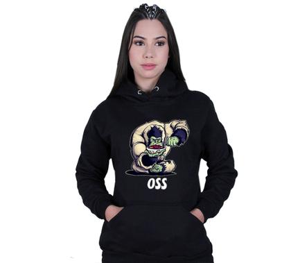 Imagem de Moletom Canguru Unissex Jiu Jitsu Oss Gorila