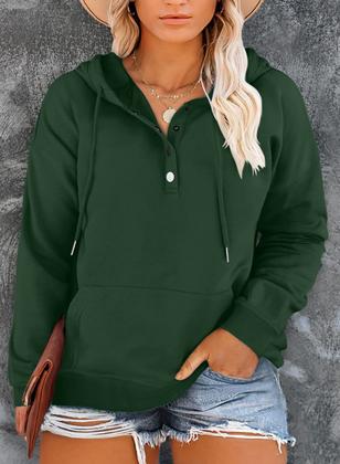 Imagem de Moletom com capuz Eytino feminino plus size verde 4X