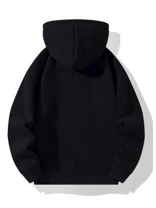 Imagem de Moletom com capuz masculino SOLY HUX com zíper e manga comprida, preto