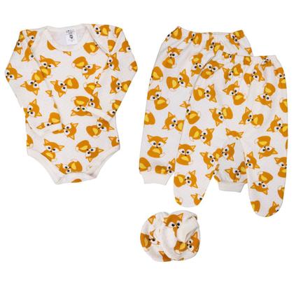 Imagem de Moletom Conjunto Com 6 Peças Primeiras Roupas Bebê Inverno