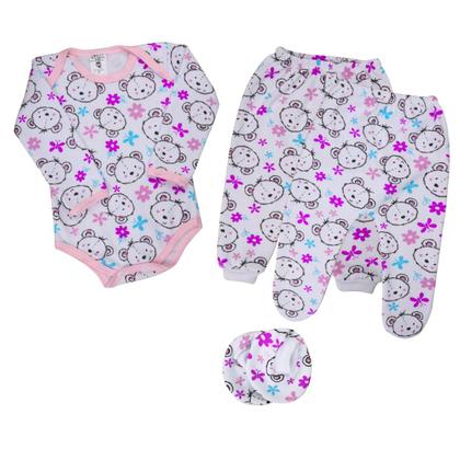 Imagem de Moletom Conjunto Com 6 Peças Primeiras Roupas Bebê Inverno