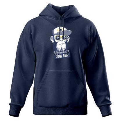 Imagem de Moletom De Frio Blusa Modelo Canguru Estampado Com Capuz Top