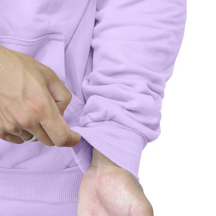 Imagem de Moletom De Frio Blusa Modelo Canguru Estampado Com Capuz Top