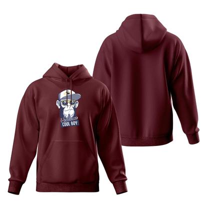 Imagem de Moletom De Frio Blusa Modelo Canguru Estampado Com Capuz Top