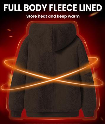 Imagem de Moletom de lã pesado com capuz GEEK LIGHTING para homens 3GG